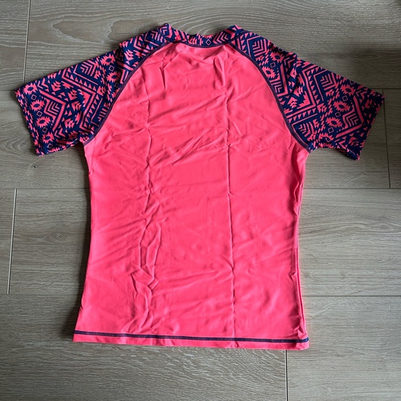Ripzone neon pink women’s short sleeve rash guard size small - Picture 2 of 2